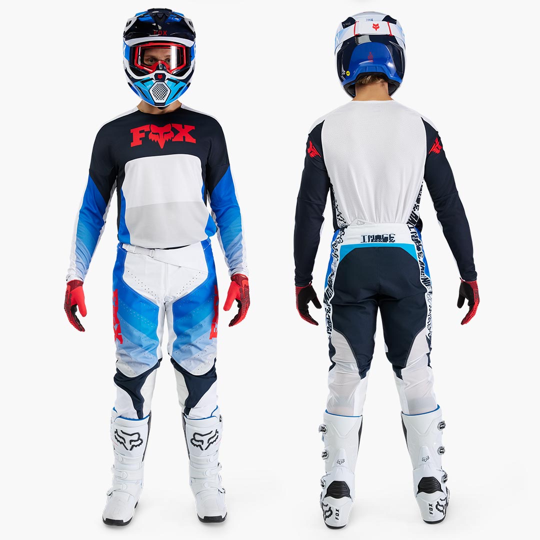 360 Fade — White/Blue