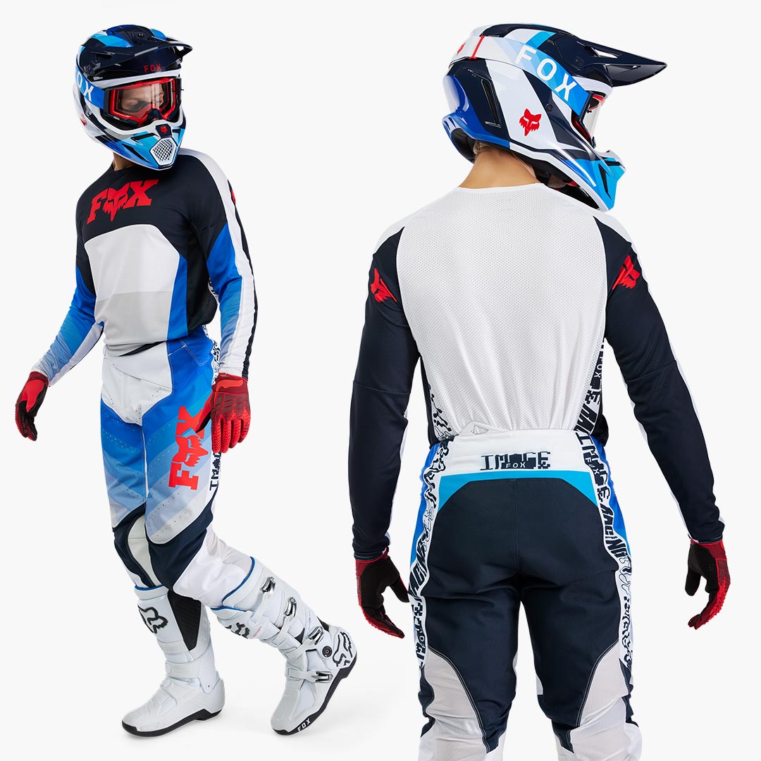 360 Fade — White/Blue